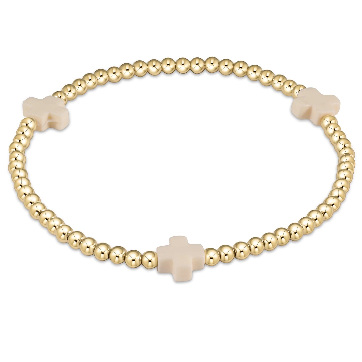 Signature Cross 3MM Off White