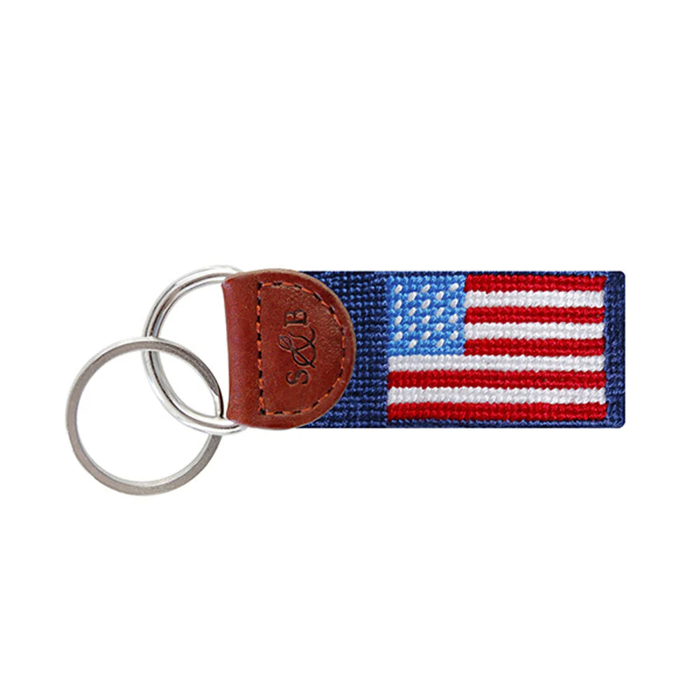 Smathers & Branson Key Fob American Flag