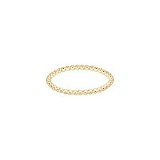 Enewton Classic Gold 1.5mm Bead Ring Size 8
