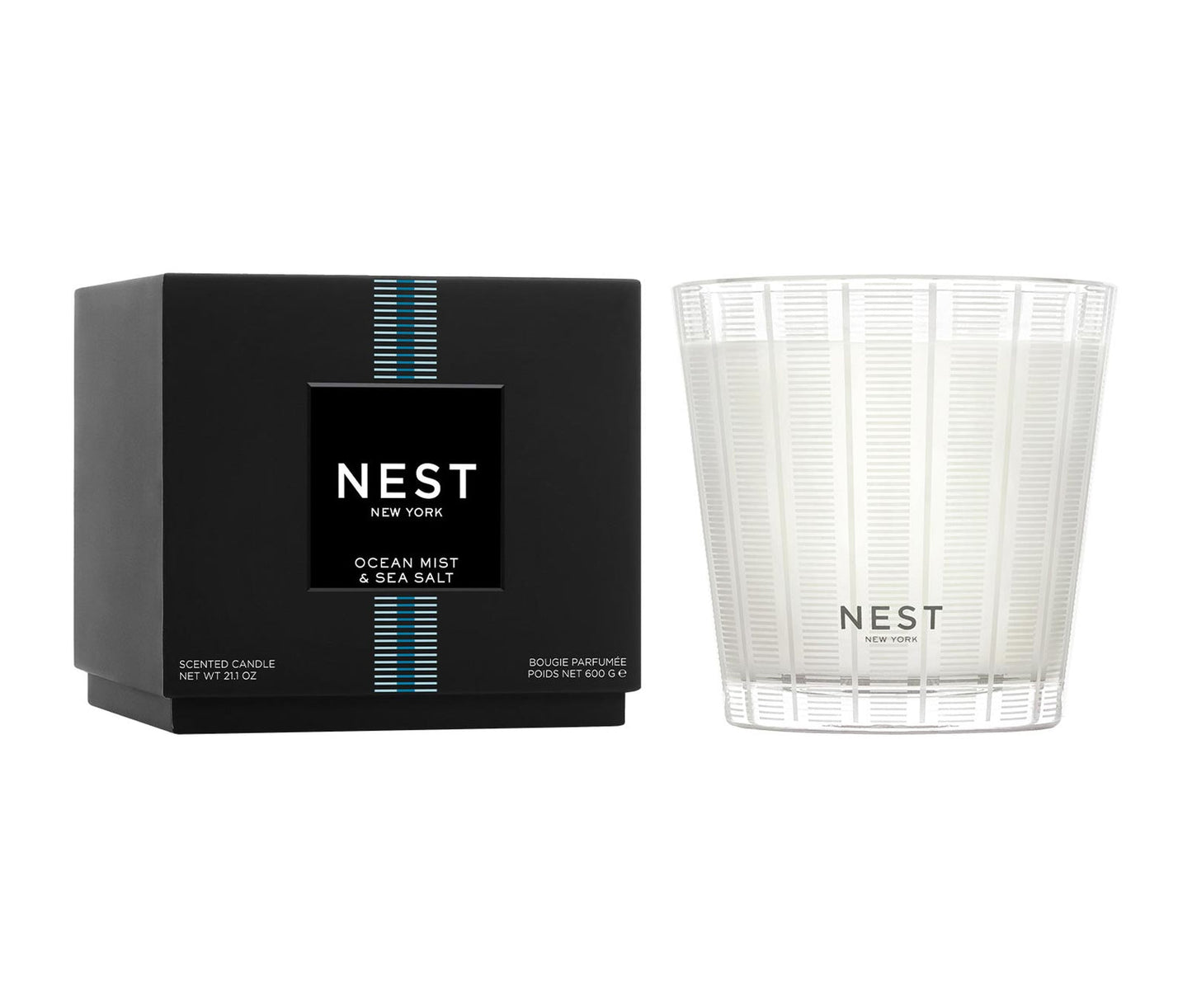 Ocean Mist & Sea Salt 3-Wick Candle