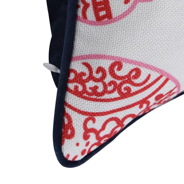 Double Sided Linen Patterned down filled pillow