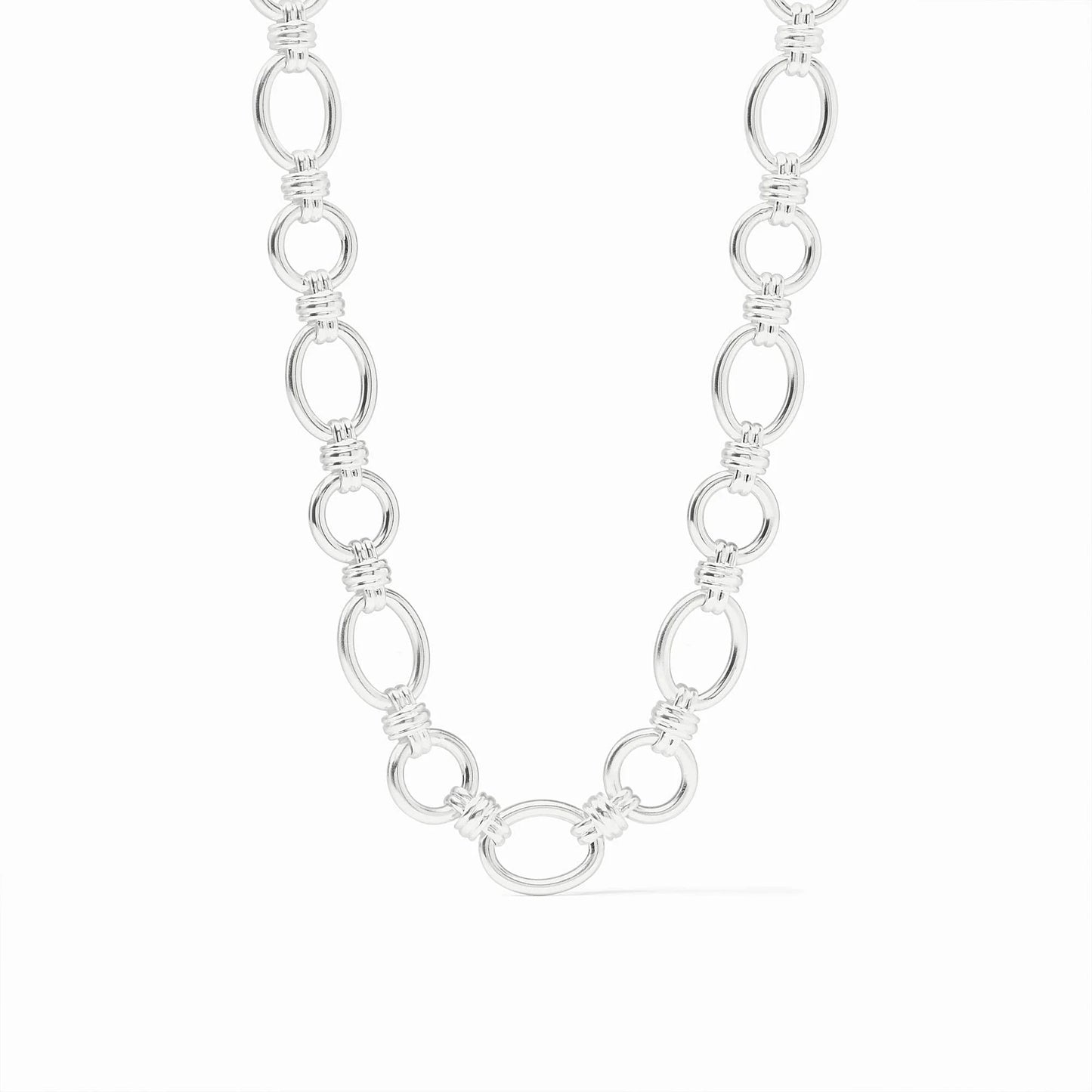 Julie Vos Portofino Link Necklace Silver