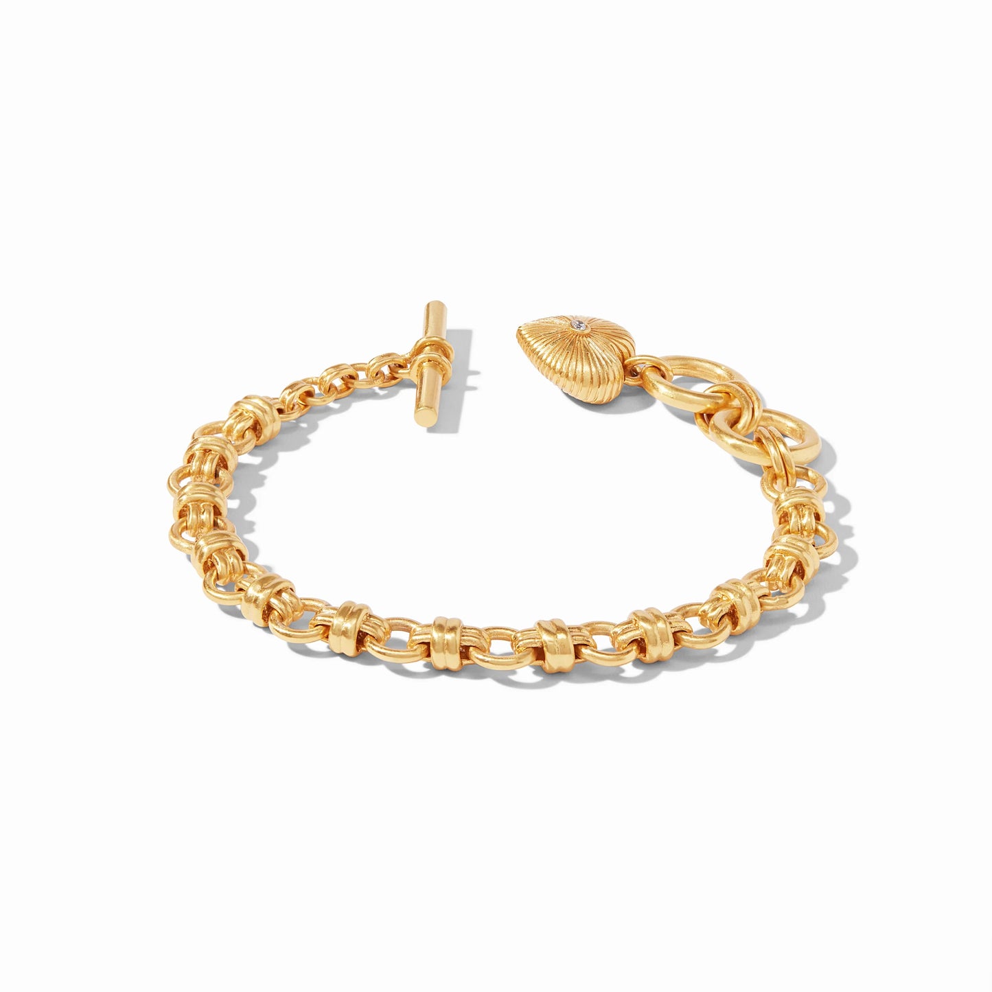 Julie Vos Esme Heart Bracelet Cubic Zirconia