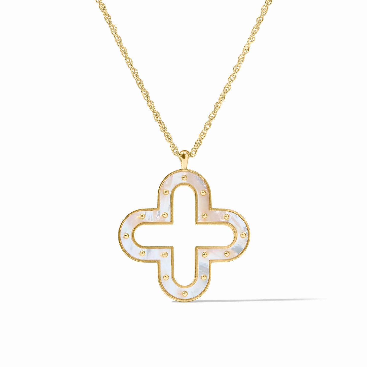 Julie Vos Colette Necklace Mother of Pearl