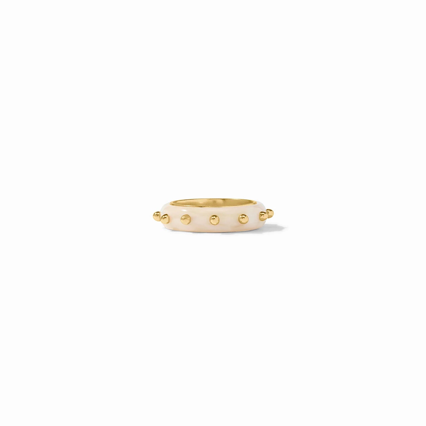 Julie Vos Colette Stacking Ring Size 7 Alabaster