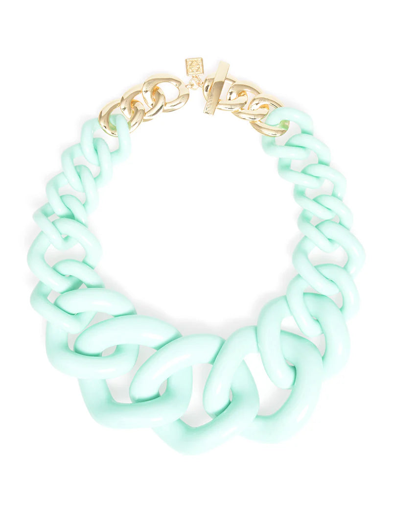 Mint Resin Necklace