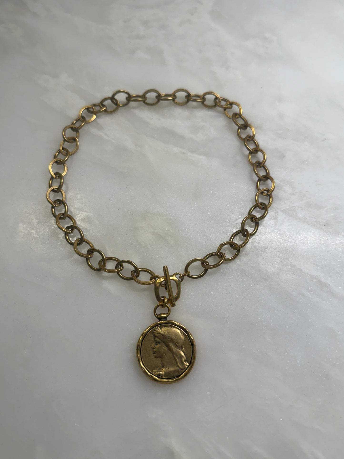 Gold Coin Necklace