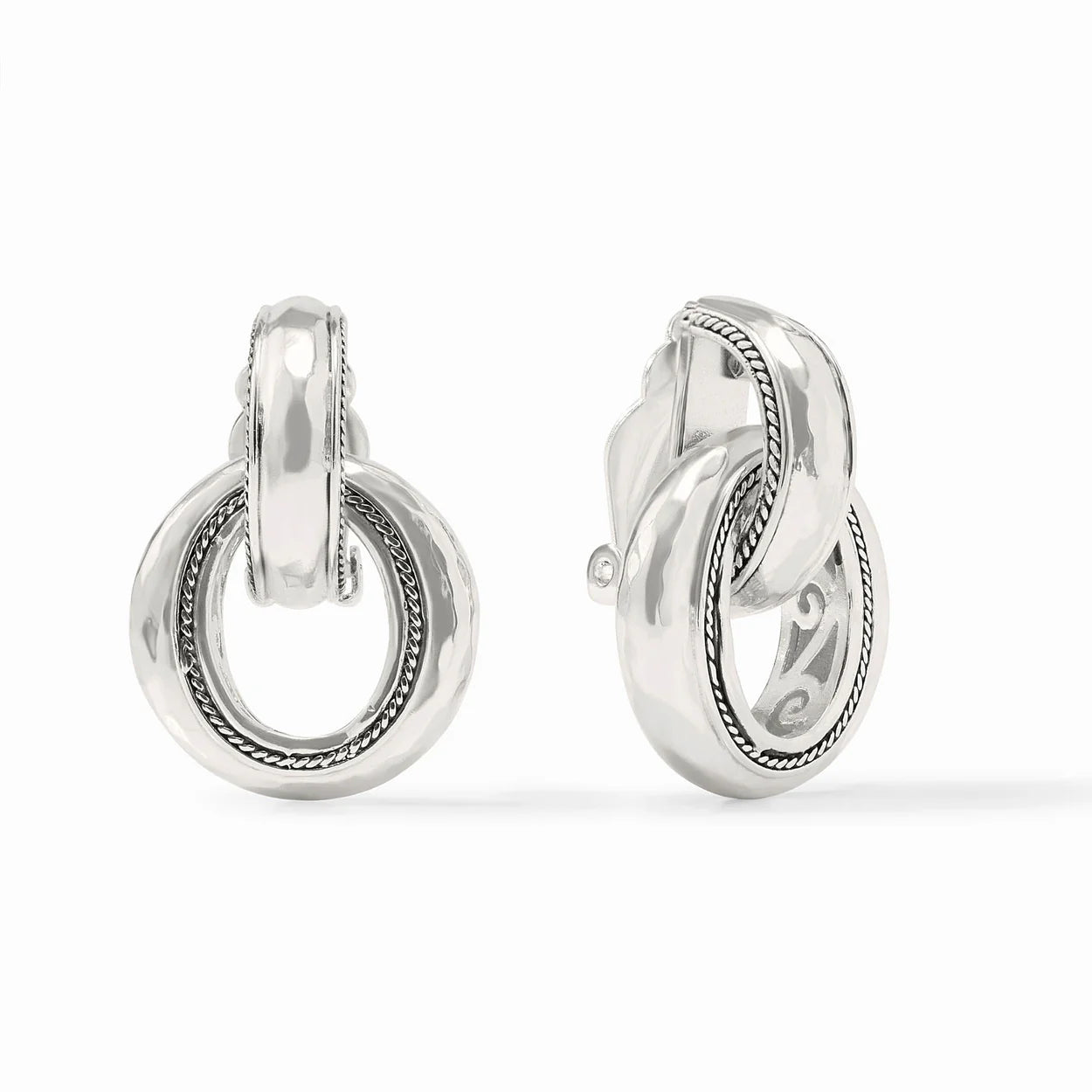 Julie Vos Cannes Doorknocker Clip On Earrings