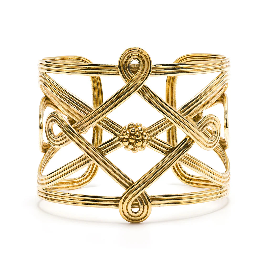 Monique Compass Cuff- Gold