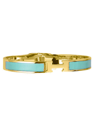 H Bracelet, skinny Turquoise