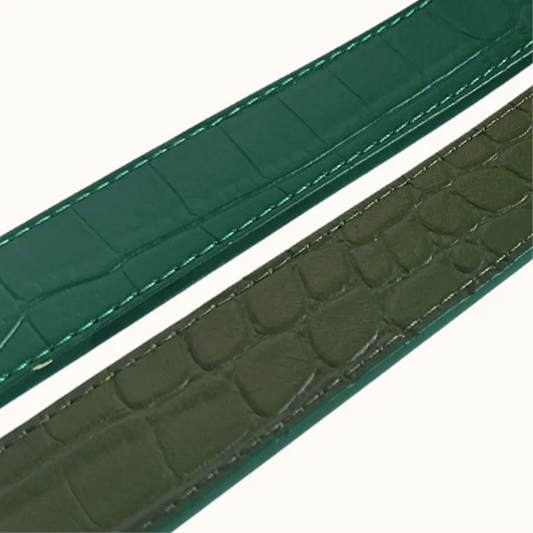 Cesoli reversible leather belt Maraschino & Biscotti