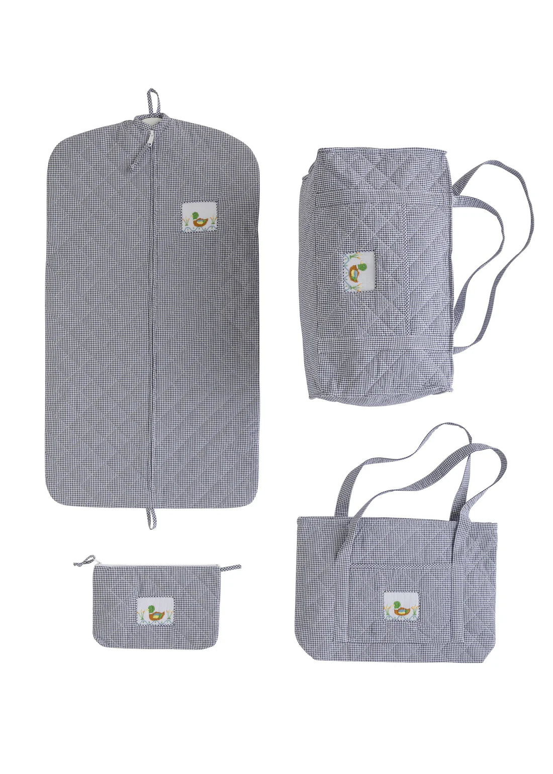 Little English Kids Travel Navy Mallard Duffle