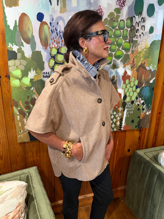 Toffee One Size Cape