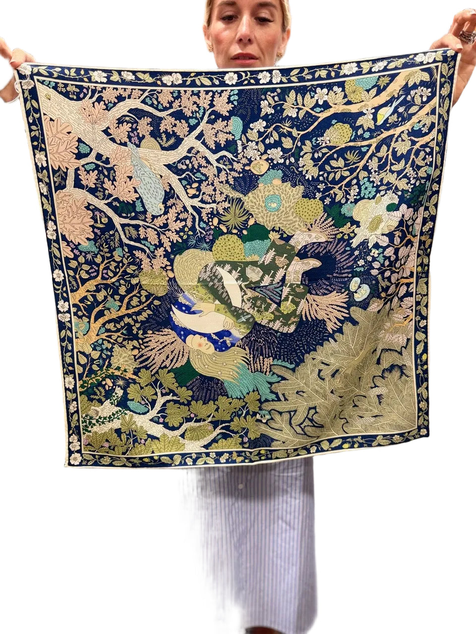 Blue Lady Moon Scarf 2 Sizes