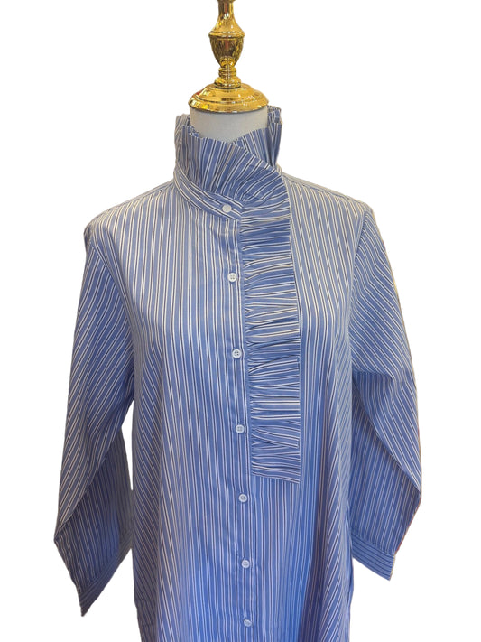 Blanca Blue Stripe Dress