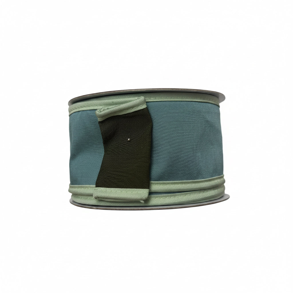 JME Taffeta DBL Piping Ribbon-Aqua/Green (2 Sizes)