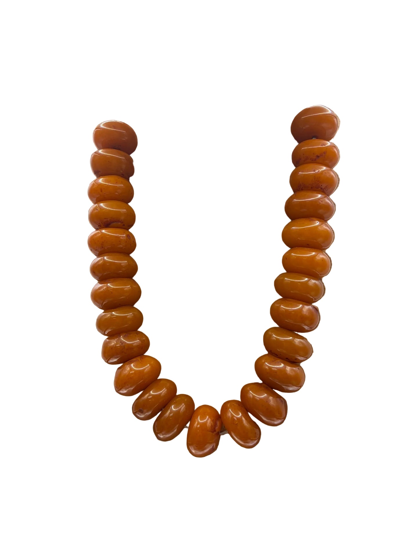 Large Amber Beaded Necklaces (3 Styles)