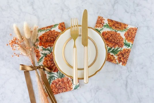 Marigold Harvest Guest Napkin