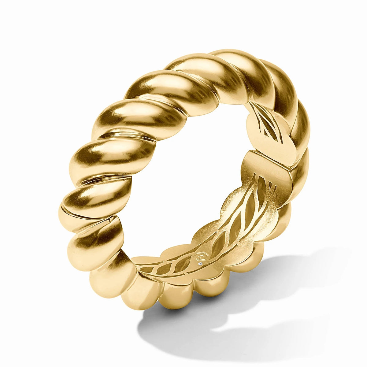 Ravello Statement Hinge Bangle Gold