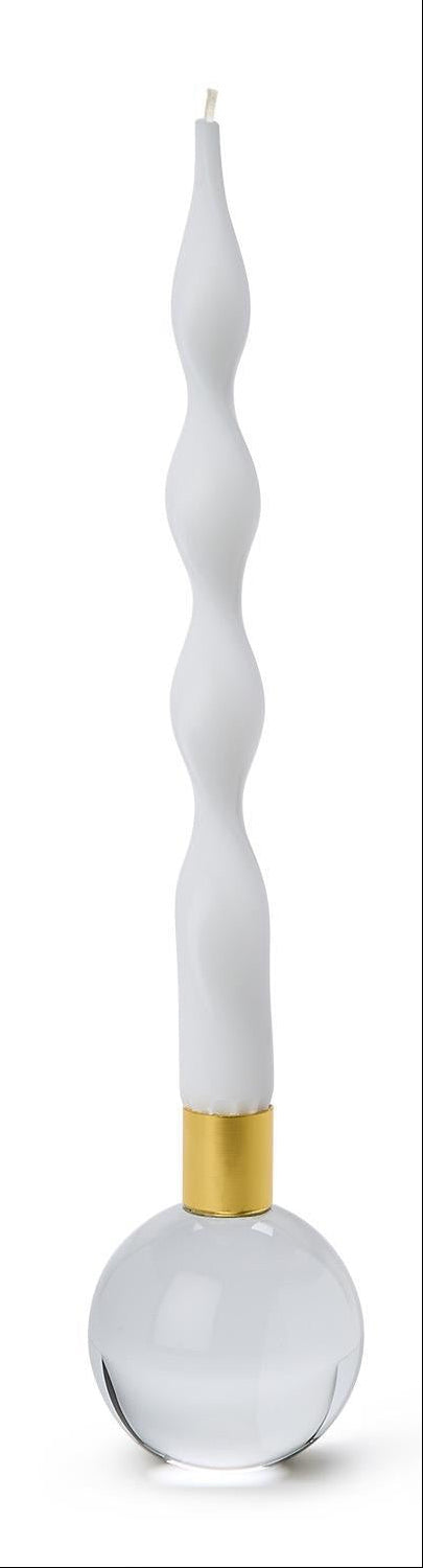 Color Pop Clear Taper Candlestick Candleholders