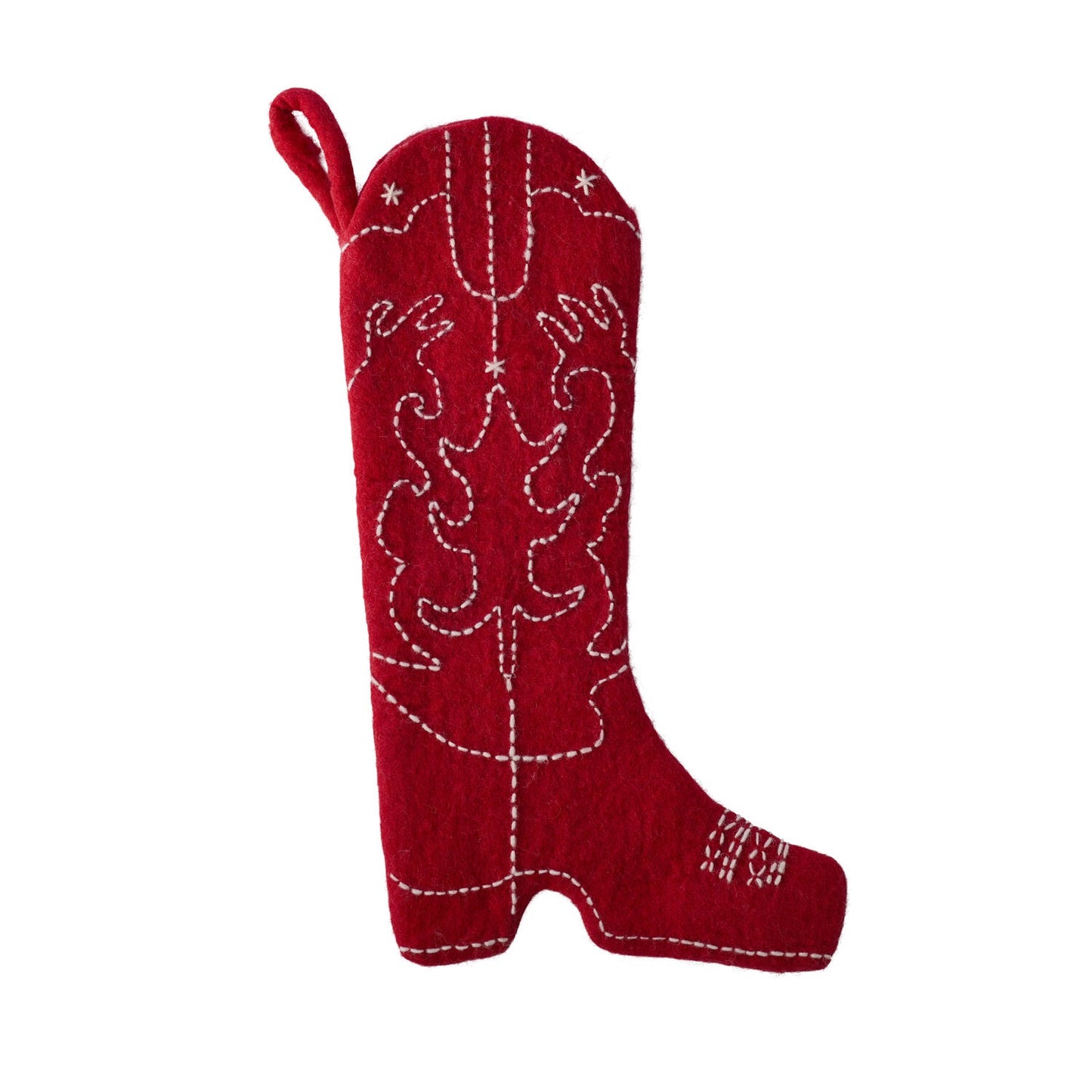 Cowboy Boot Christmas Stocking
