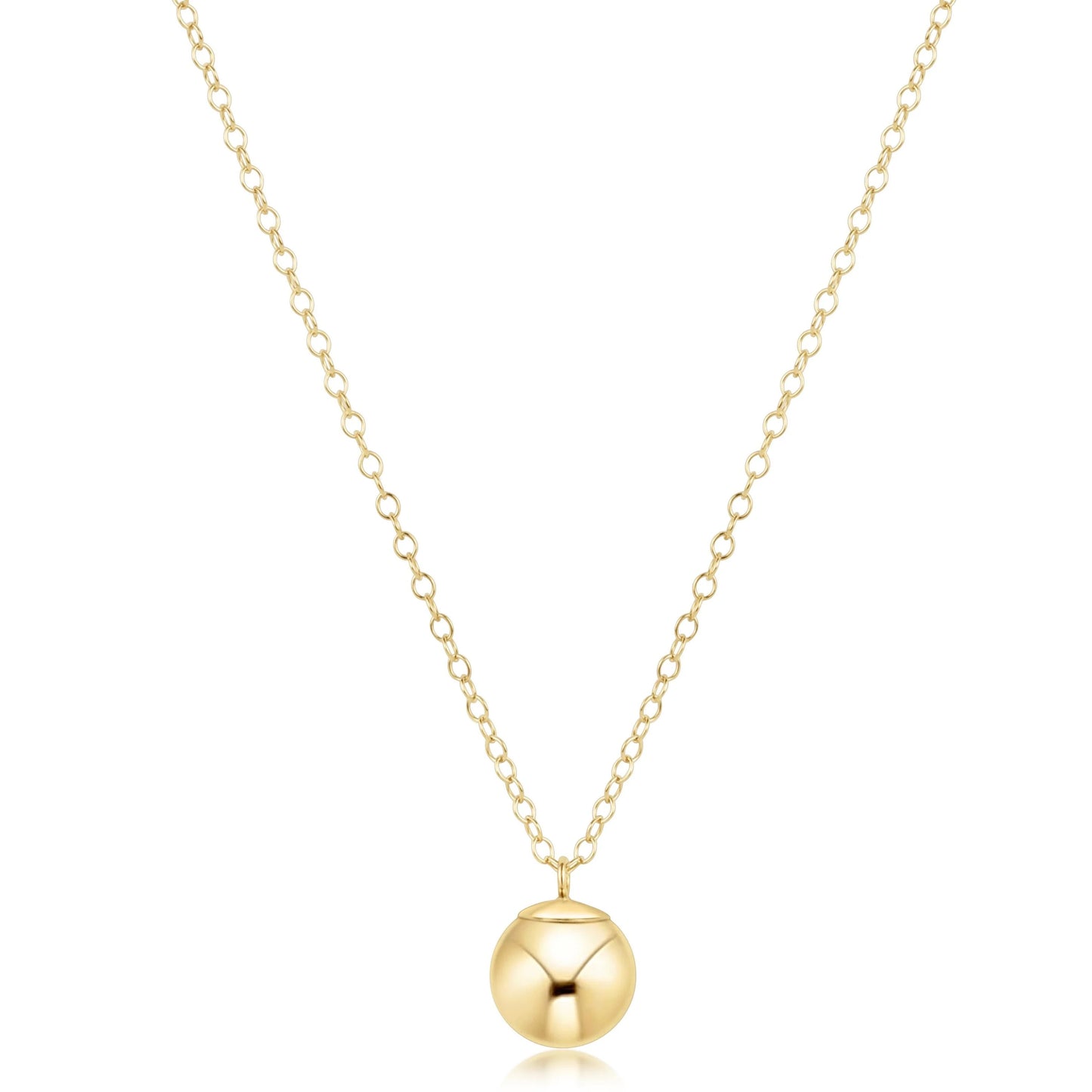 Enewton 16" Necklace Gold - Classic Gold 10mm Bead
