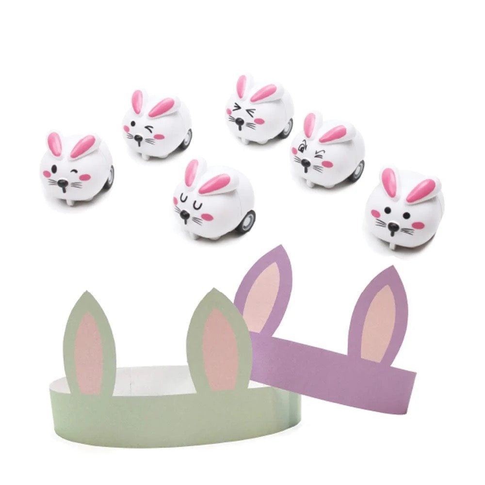 Bunnies & Carrots Party Crackers-Caspari