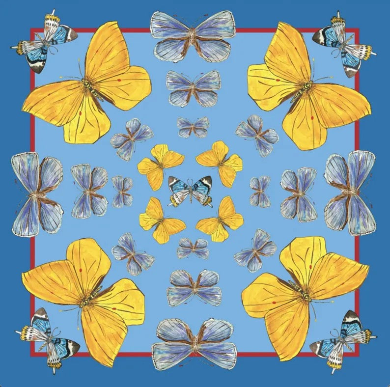 Butterfly Silk Scarf