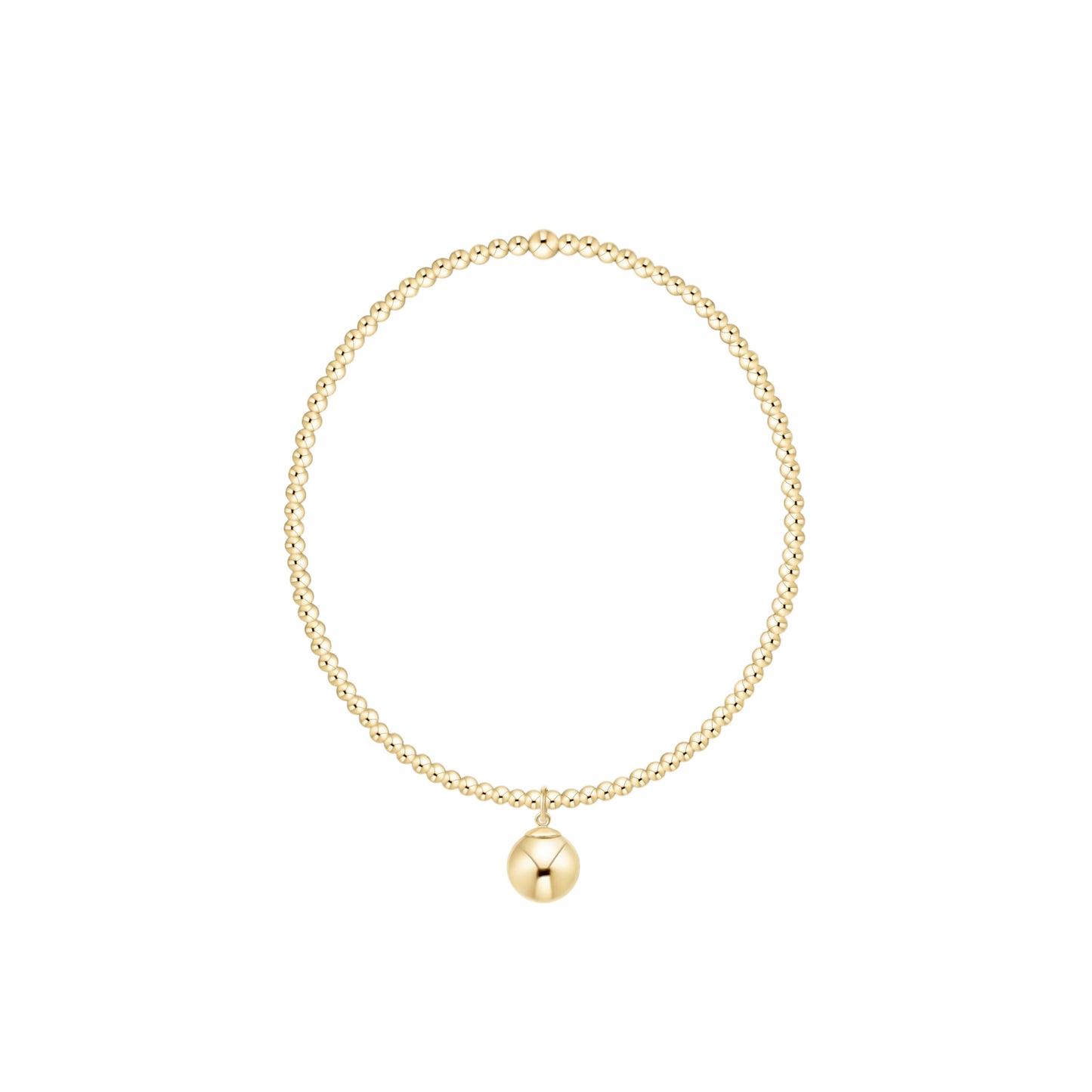 Enewton Classic Gold 2mm Bracelet - Classic Gold 8mm Charm