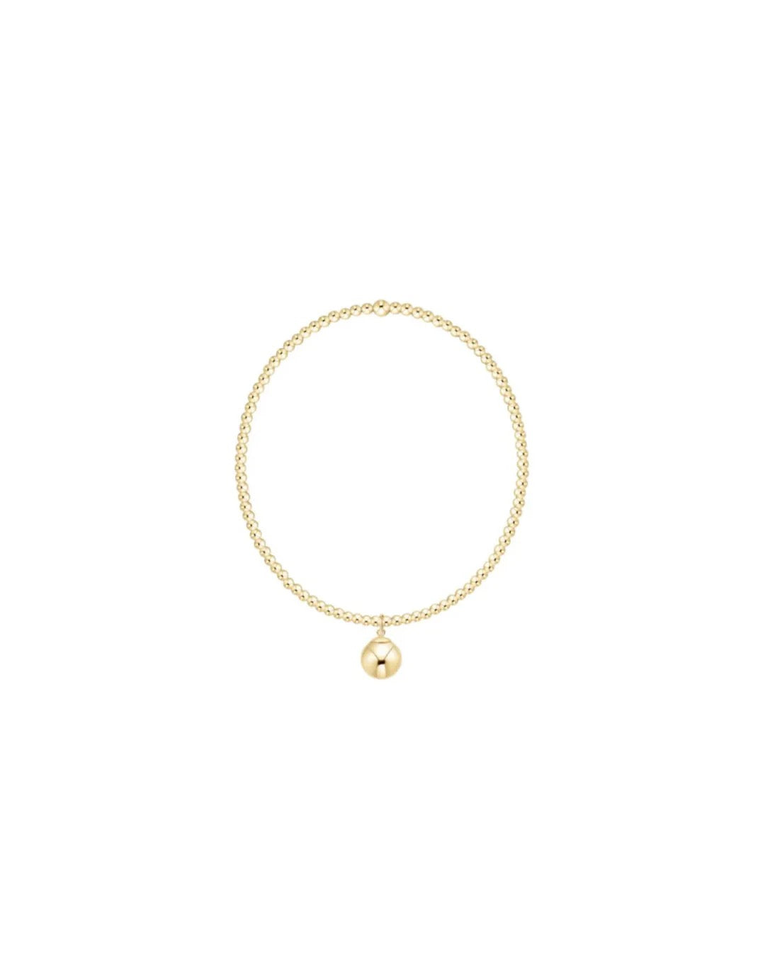 Enewton Classic Gold 3mm Bracelet - Classic Gold 10mm Charm