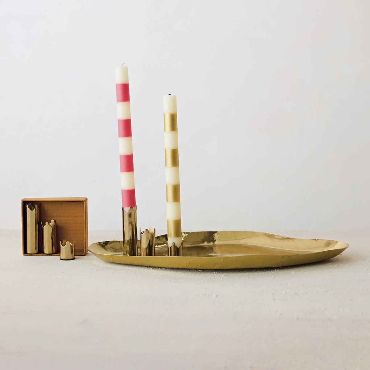 Metal Magnetic Crown Shaped Taper Holder Set