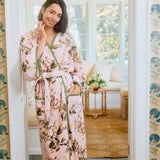 Weezie Women’s Bell Sleeve Plush Robe