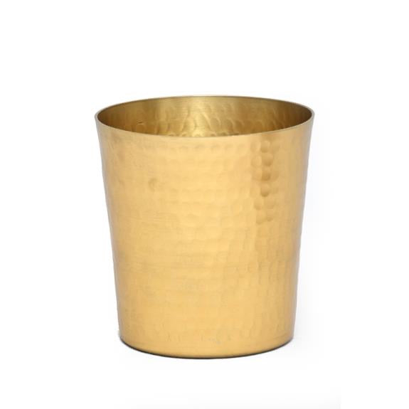Gold Hammered Vase (Small)