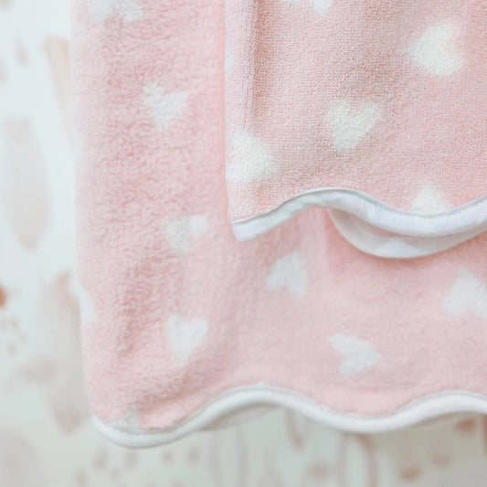 Weezie Patterned Scallop Hand Towels (Pair)