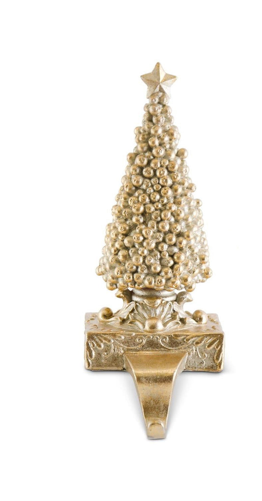 Antique Gold Resin Stocking Holders