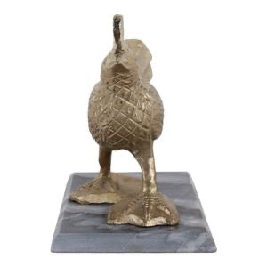 Gold Bird on Natural Stone
