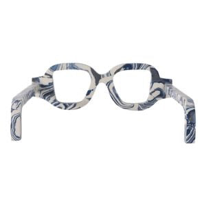 BELDENMOOR GLASSES BLUE DECOR 3 (IN)