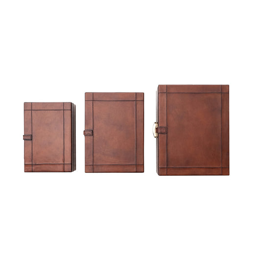 Leather Nesting Boxes (3 sizes)