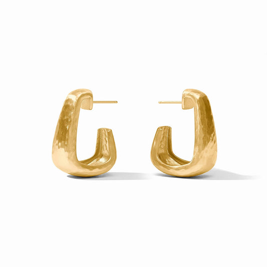 Gold Sahara Hoop Earrings