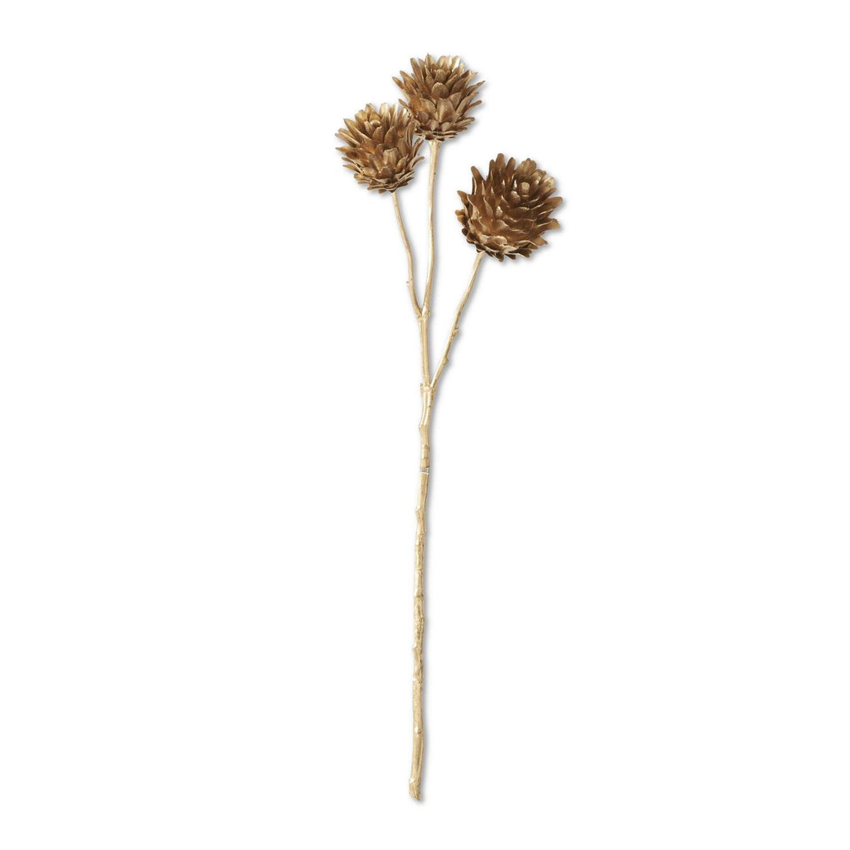 24"Gold Triple Artichoke Stem