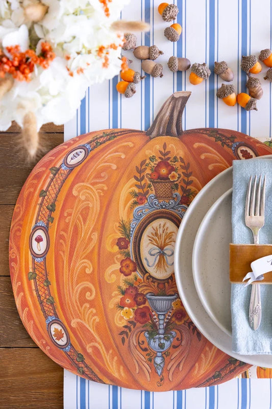Die-cut Antique Pumpkin Placemat