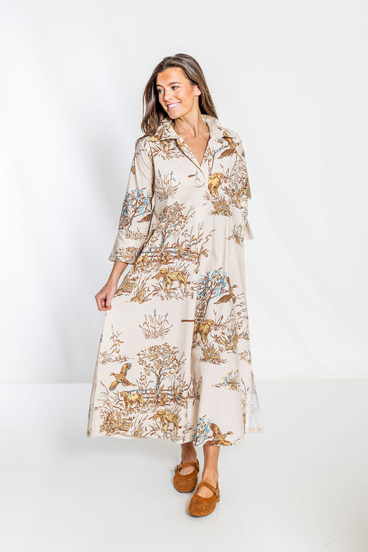 Maple Field & Feather Ruthie Shirt Dress Long