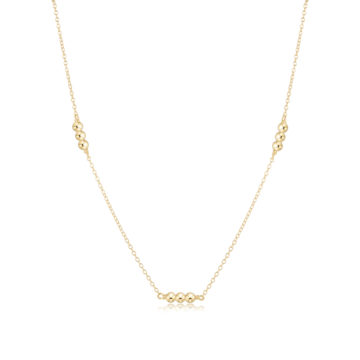 17" CHOKER JOY SIMPLICITY CHAIN GOLD - GOLD 3MM