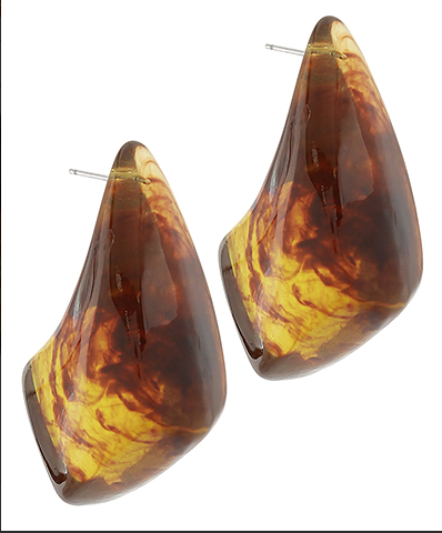 Tortoise Geometric Marble Hoops