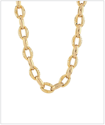 Vintage Gold Chunky Chain Necklace