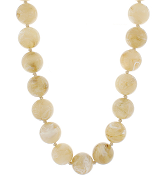 Natural Marble Beaded Necklace