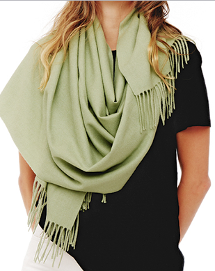 Cashmere Blend Wrap (11 Colors) Sage
