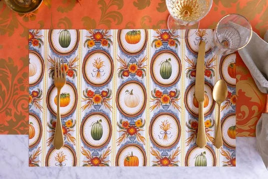 Antique Pumpkin Frame Placemat