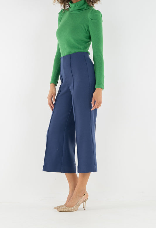 Cropped Piper - Twilight Blue