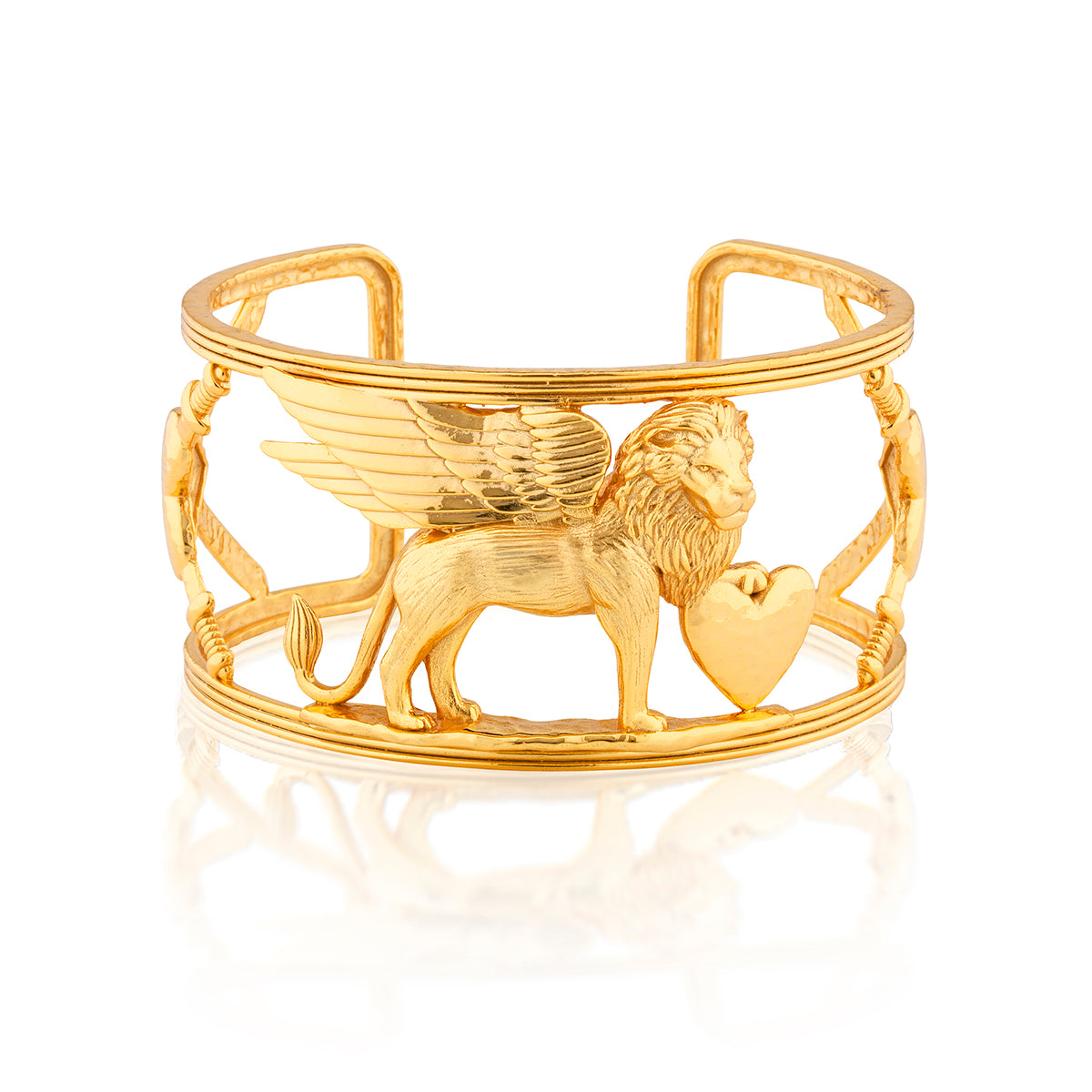 Gold Lionheart Cuff